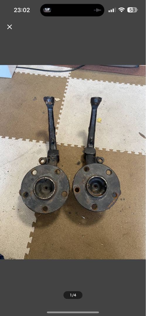 ハブボルト　ベアリング新品　ショートナックル