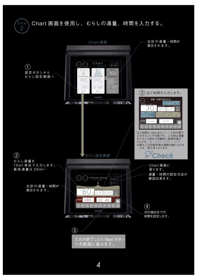HARIO SMART7 EVS-70B V60 オートプアオーバー｜送料無料