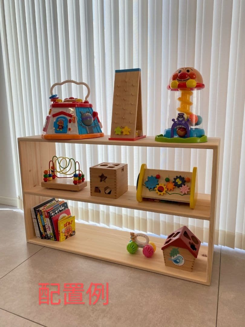 roco609　おもちゃ棚　保育家具　ハンドメイド　送料無料