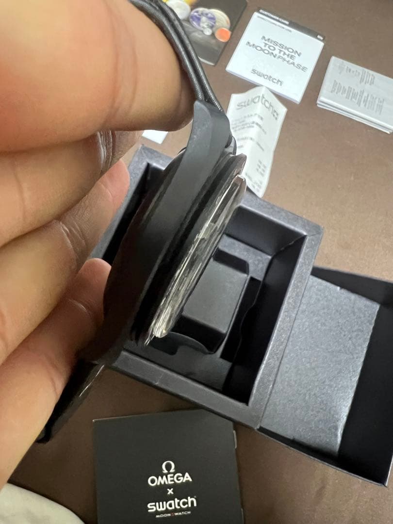 (保護シール付き美品)Snoopy OMEGA Swatch スヌーピ オメガ