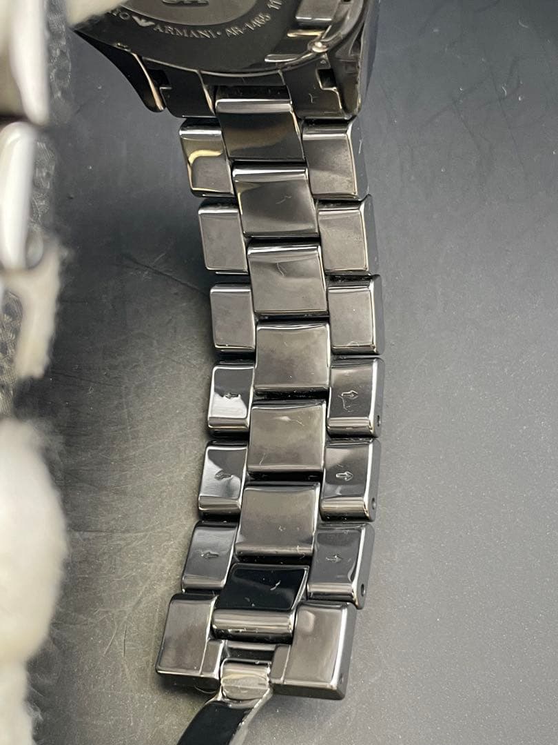 【美品】 EMPORIOARMANI アルマーニ　セラミック　グレー
