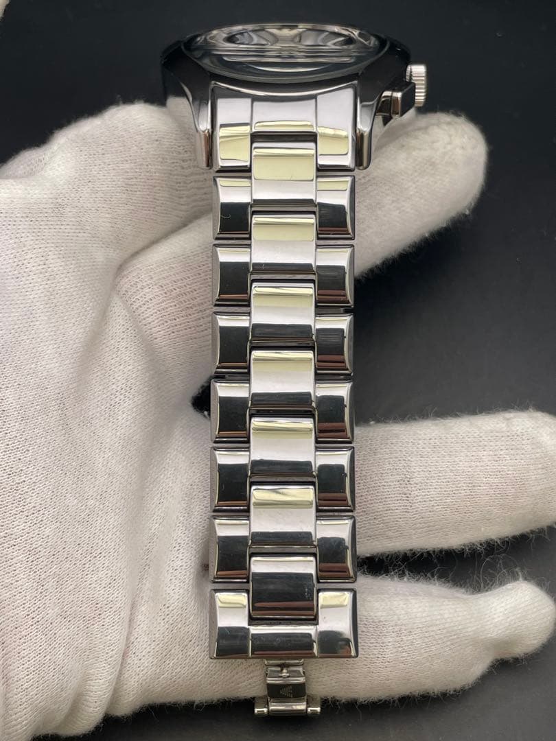 【美品】 EMPORIOARMANI アルマーニ　セラミック　グレー