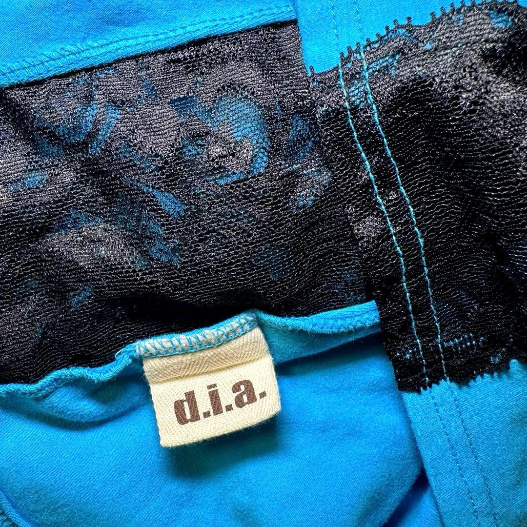 【d.i.a.】ワンショルダーサイドレースリングトップス