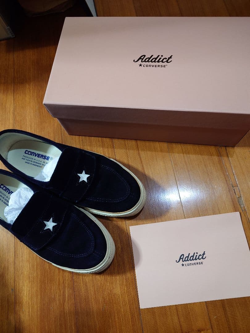 靴 Converse Addict ONESTAR LOAFER Navy 27.5