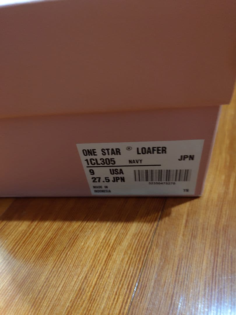 靴 Converse Addict ONESTAR LOAFER Navy 27.5