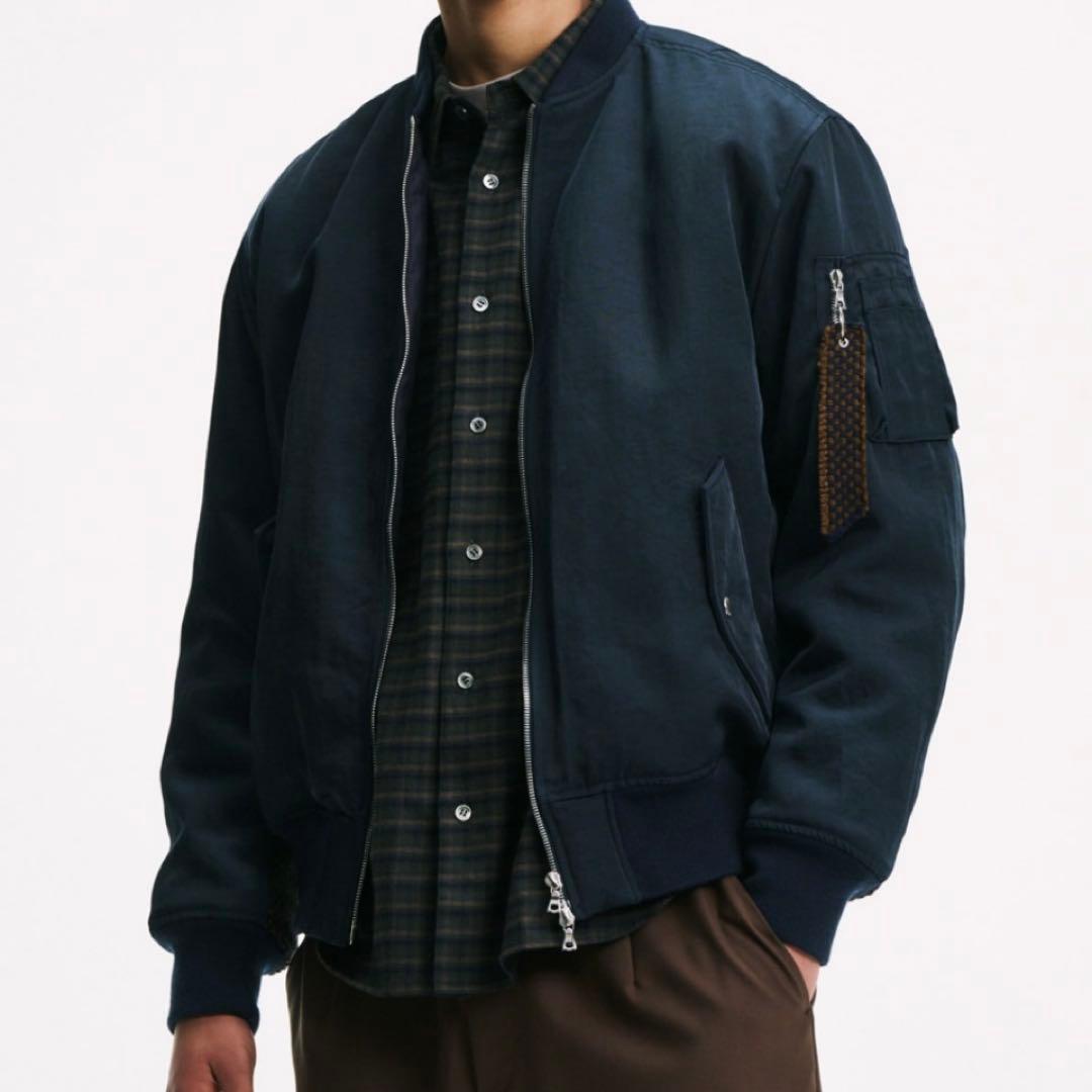 SOPHNET. FLIGHT JACKET MA-1 NAVY Mサイズ