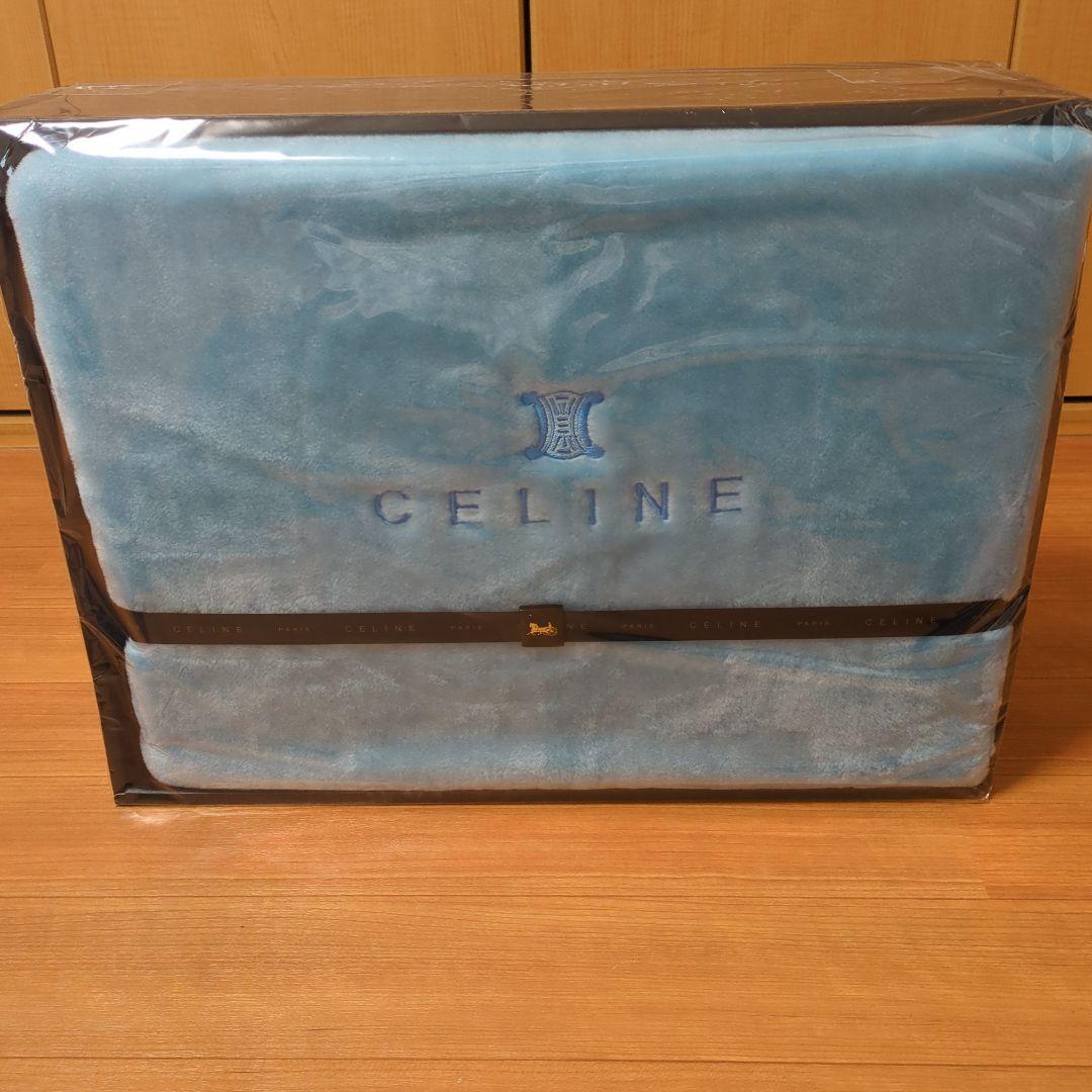 ⭐セリーヌ 西川 アクリルニューマイヤー毛布　 ブルー