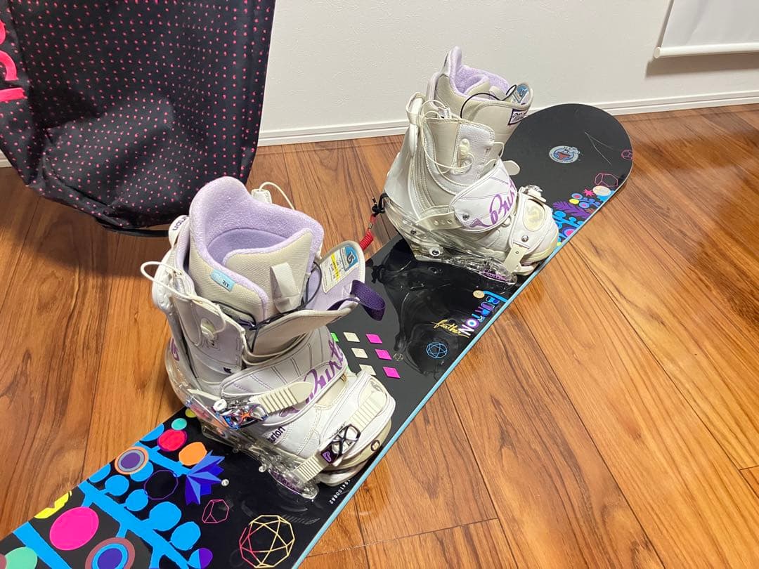 Burton スノーボード4点セット＋ワックスセット【レディース】