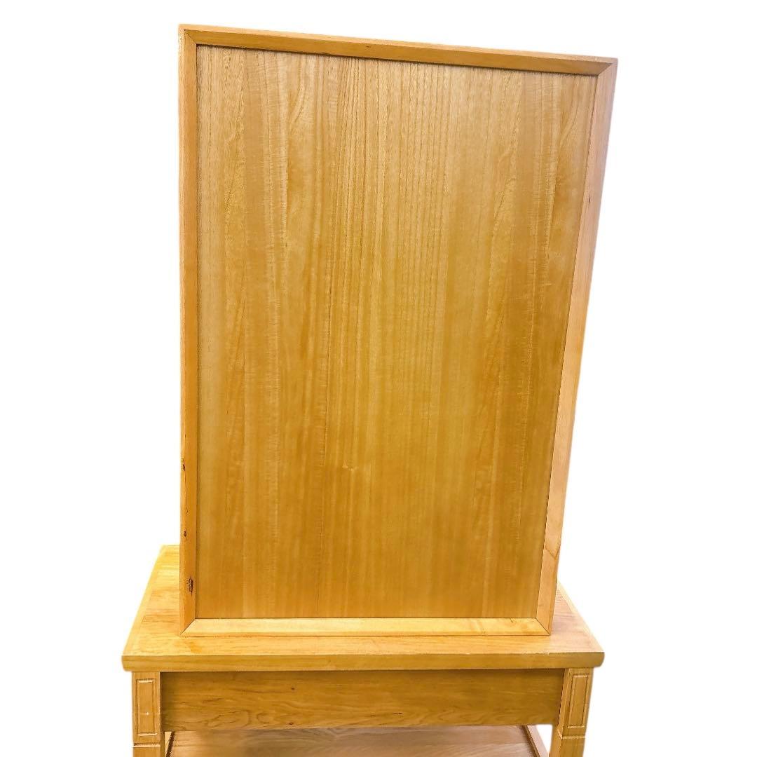 訳あり[送料込み】美容室 ドレッサー 片面 サロン 鏡台 木製