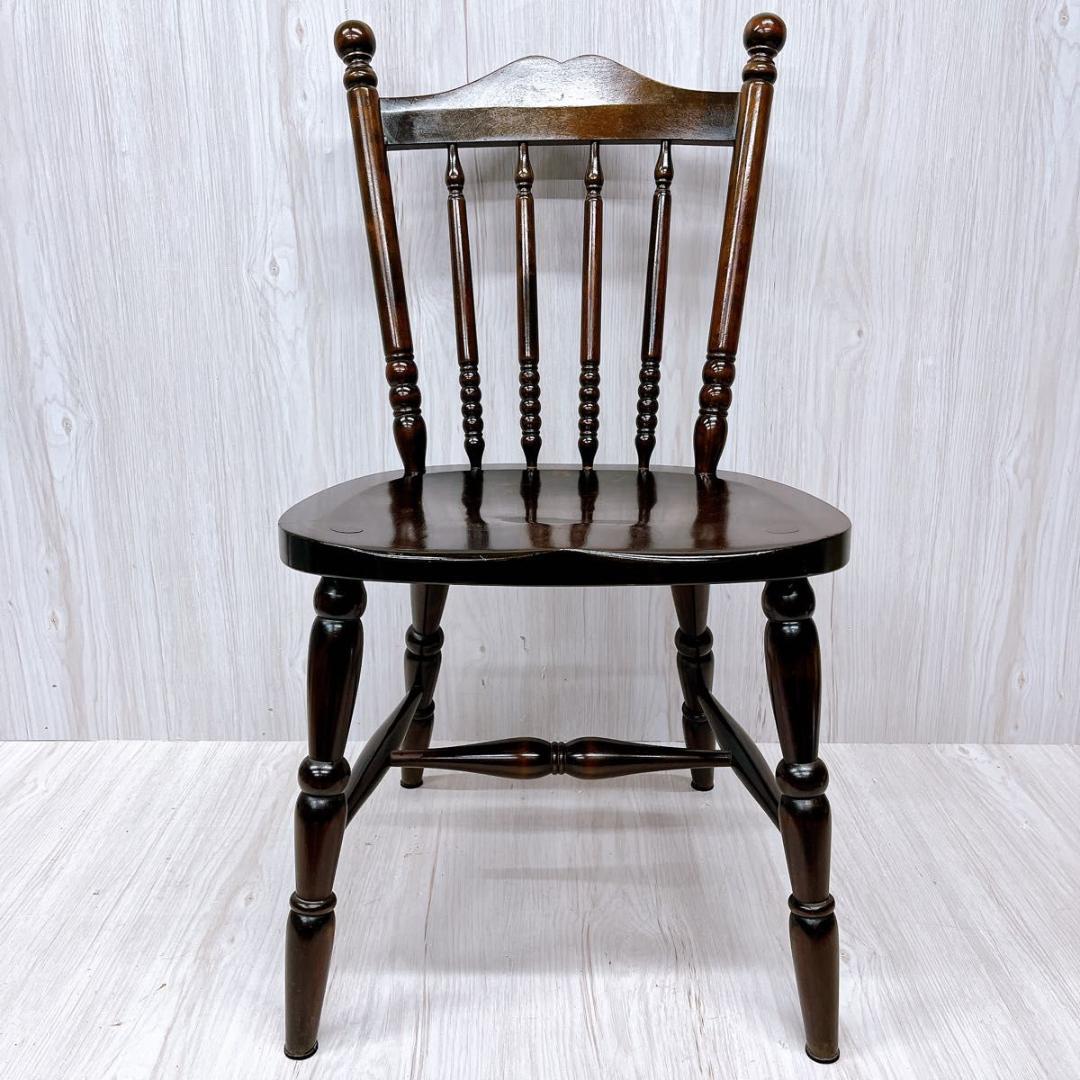 北海道民芸家具 ウィンザーチェア ダイニングチェア 椅子 いす イス②