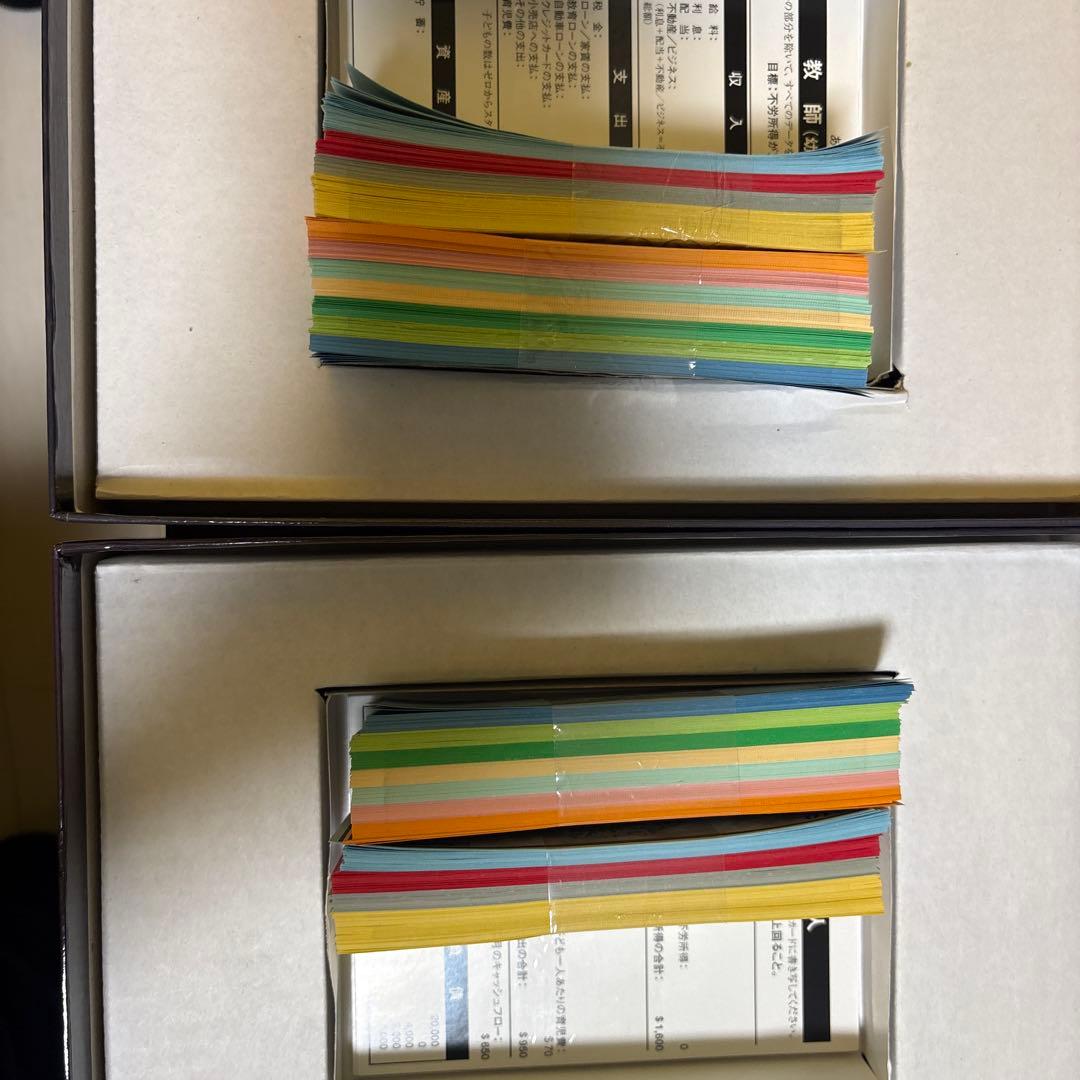 キャッシュフロー101日本語版2つとキャッシュフロー202の日本語版のセット