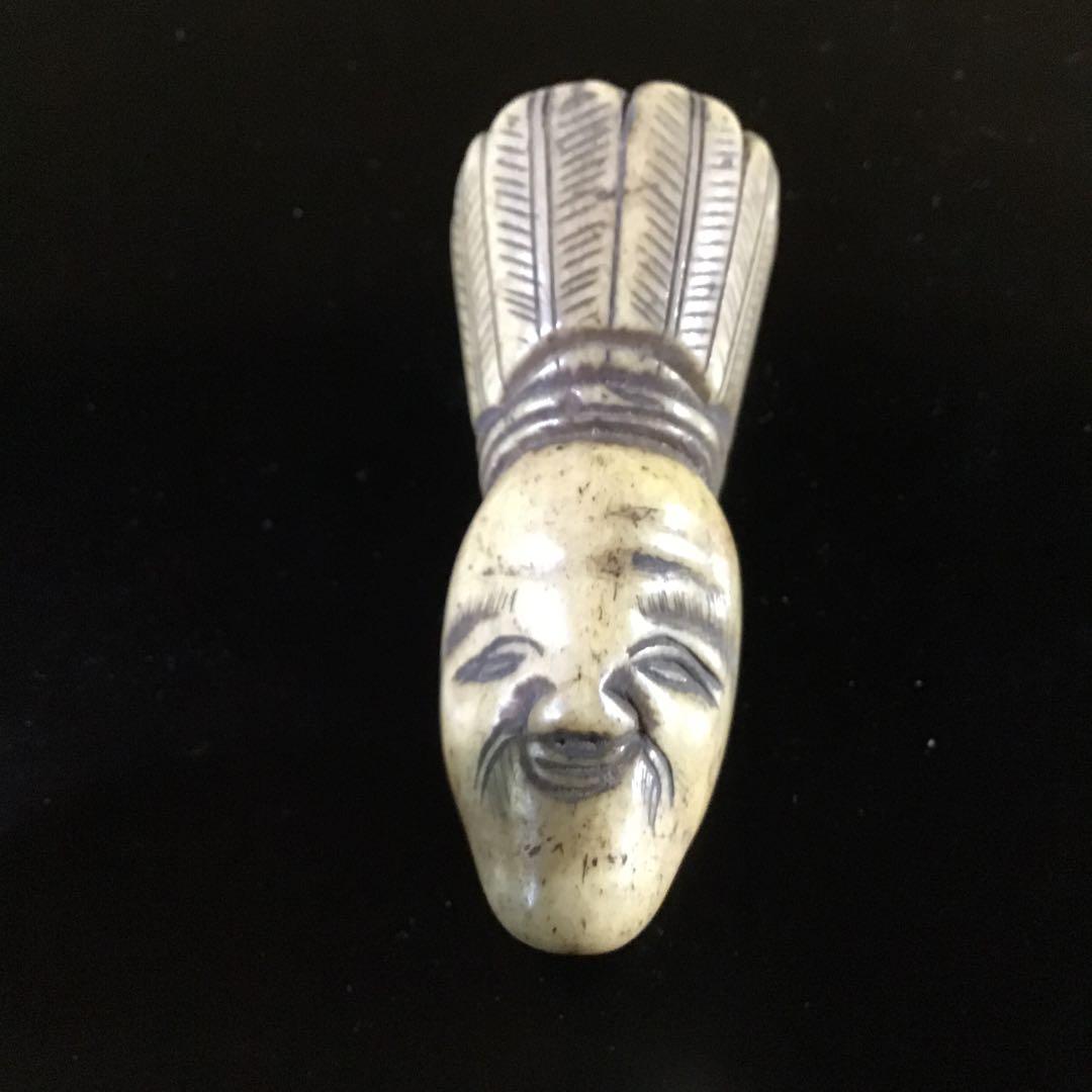 根付　日本ホンシュウ鹿角材質　　N11