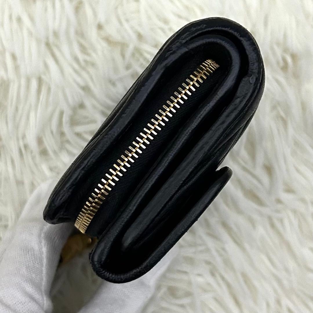 【極美品】ICチップ内蔵 MIUMIU マテラッセ レザー 二つ折り財布