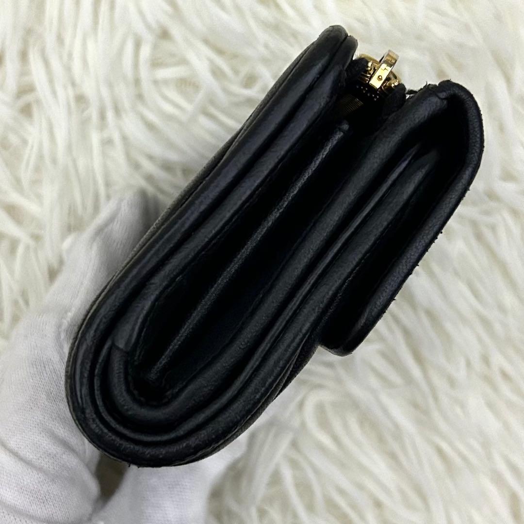 【極美品】ICチップ内蔵 MIUMIU マテラッセ レザー 二つ折り財布