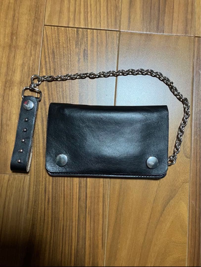 美品AAADAA アーダ　トラッカーウォレット　ホースハイド