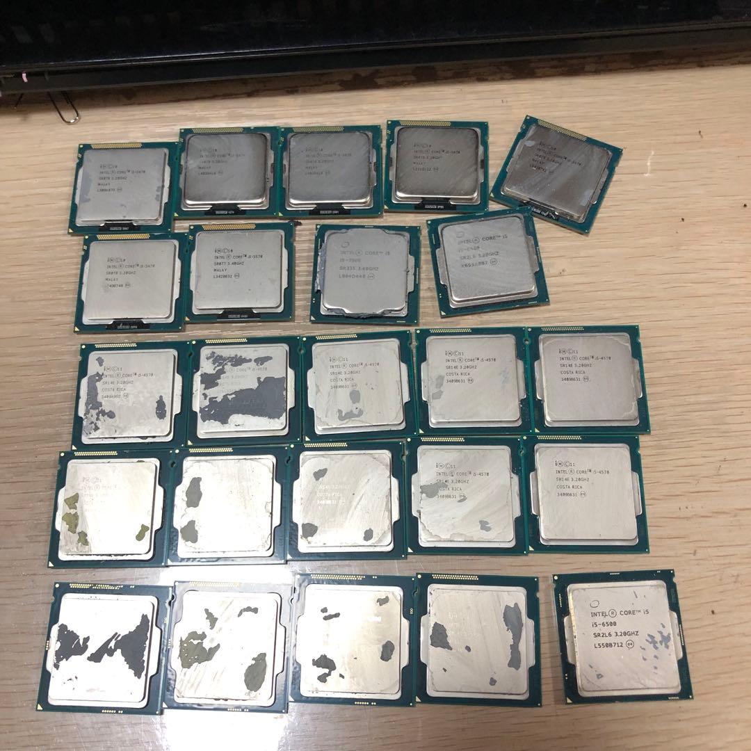 1019 Corei5 3世代 4世代 6世代 7世代 CPU 24個 まとめ売