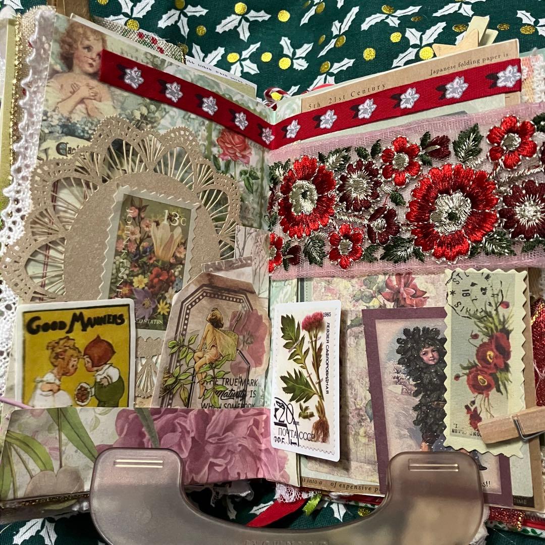 ジャンクジャーナル雑記帳 クリスマス トマトガール 妖精 ヴィクトリア