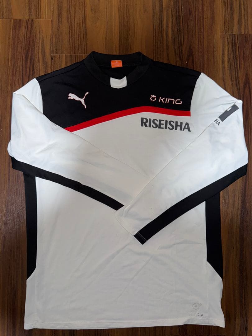 履正社高校サッカー部長袖練習着L支給品 プーマ大学サッカー ユニフォームモレリア