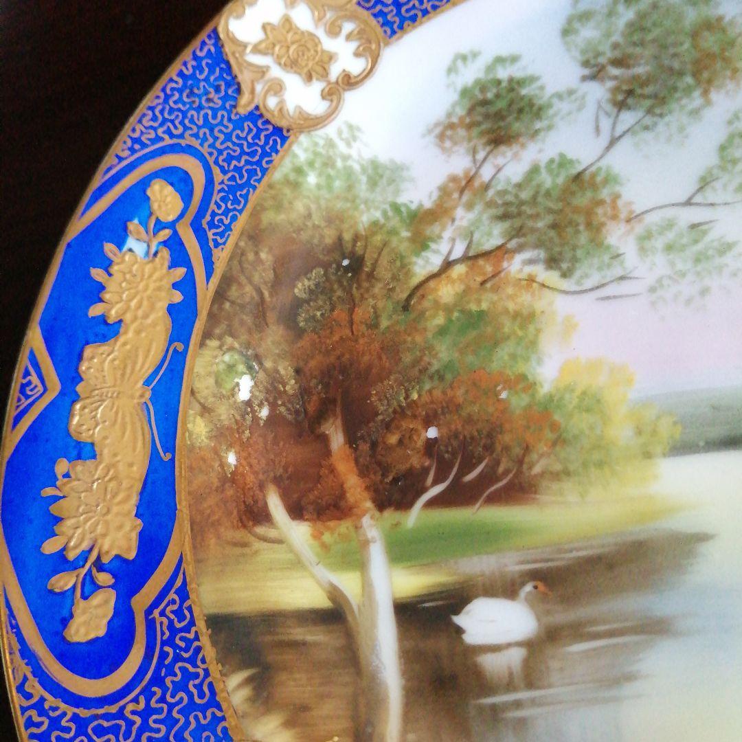 オールドノリタケ　17cmプレート　2枚　1906〜1925年