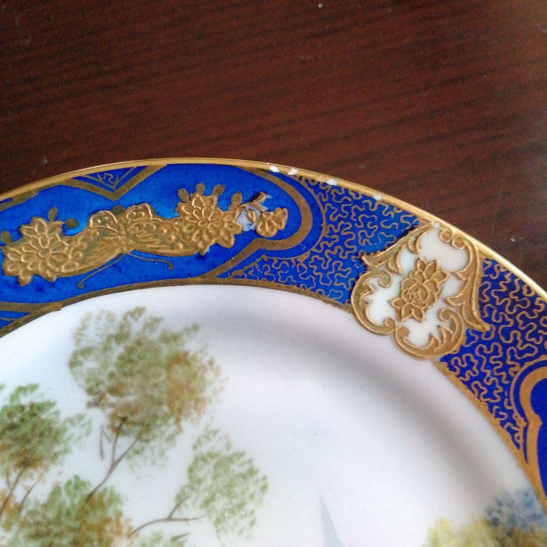 オールドノリタケ　17cmプレート　2枚　1906〜1925年