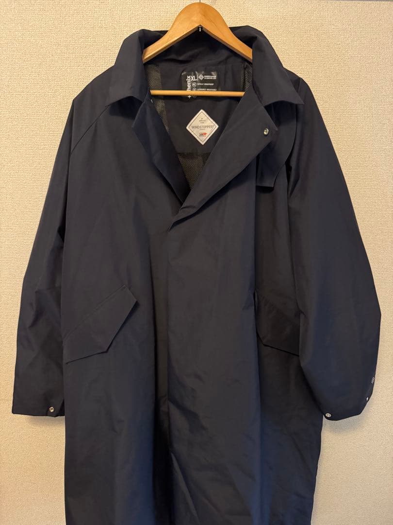 最終値下！+phenix XL WINDSTOPPER ネイビー オーバーコート