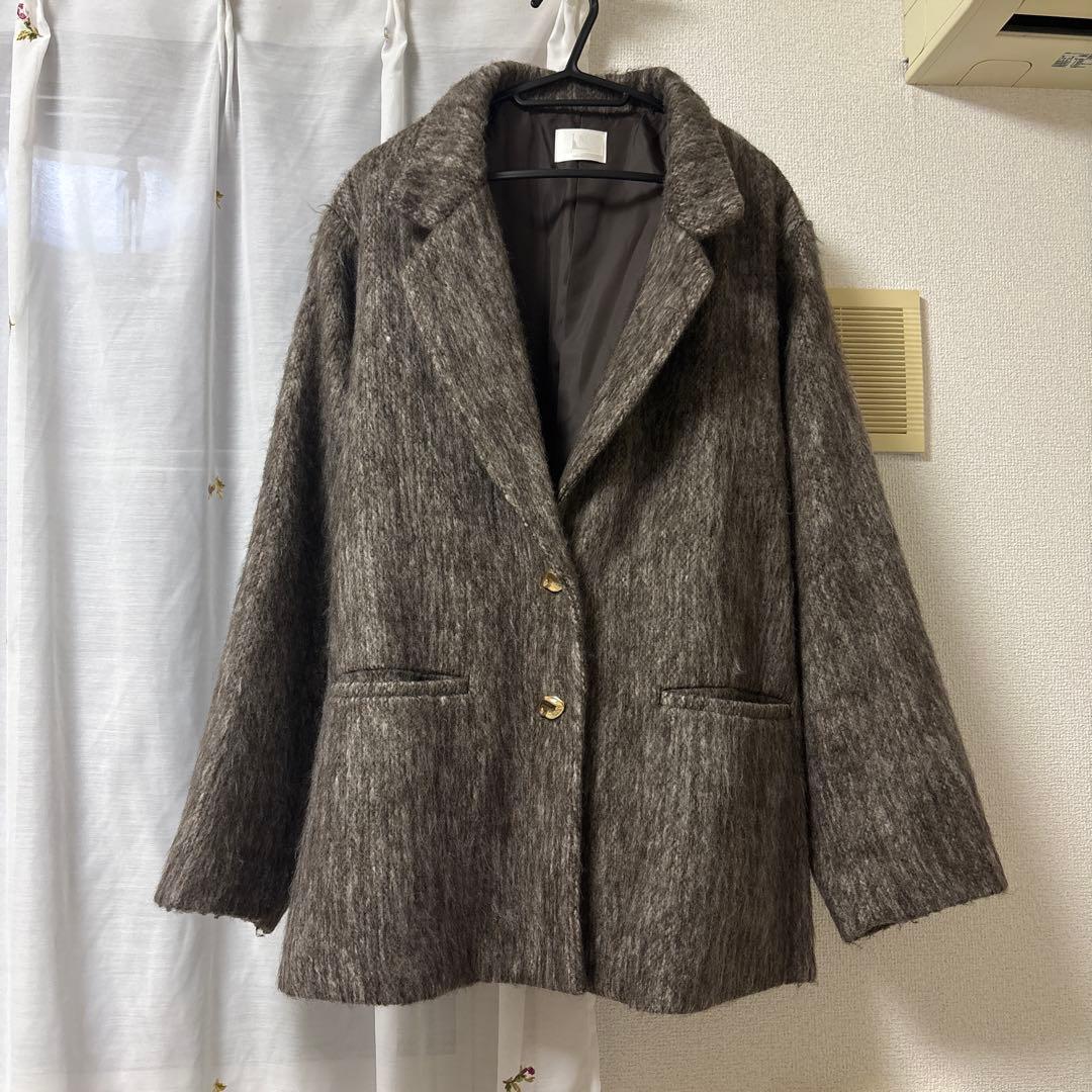 loin nuit shaggy coat / シャギーコート ブラウン