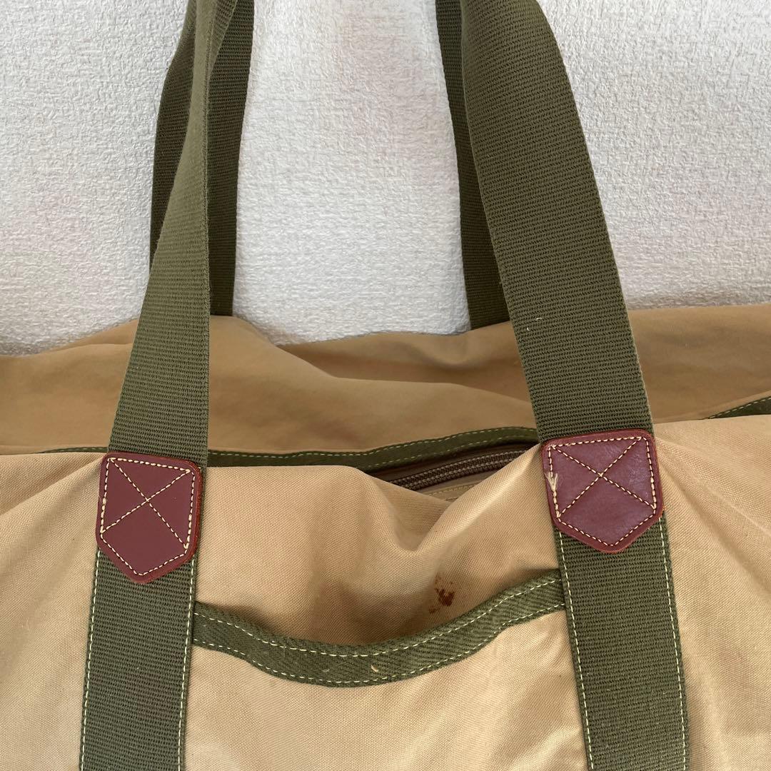 THE NORTH FACE『稀少デザイン』ビンテージボストンバッグ ベージュ