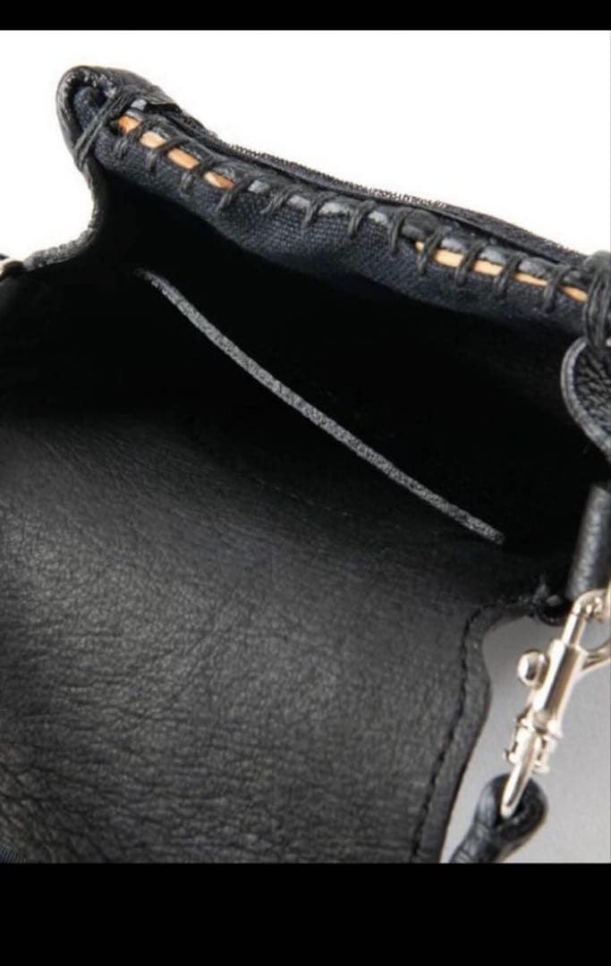 ebagos 籐つきミニサイフblack 2024aw 美品♡