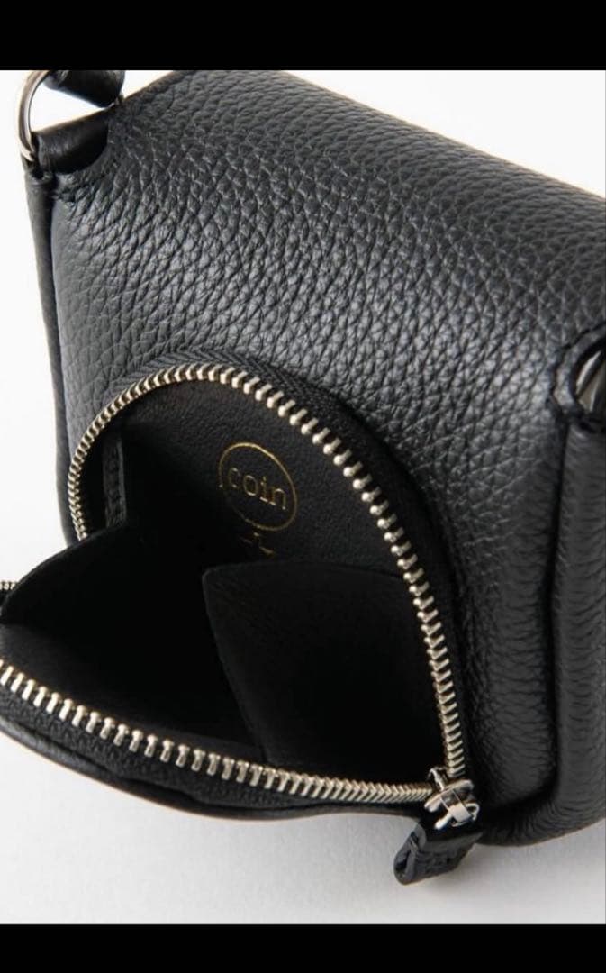 ebagos 籐つきミニサイフblack 2024aw 美品♡