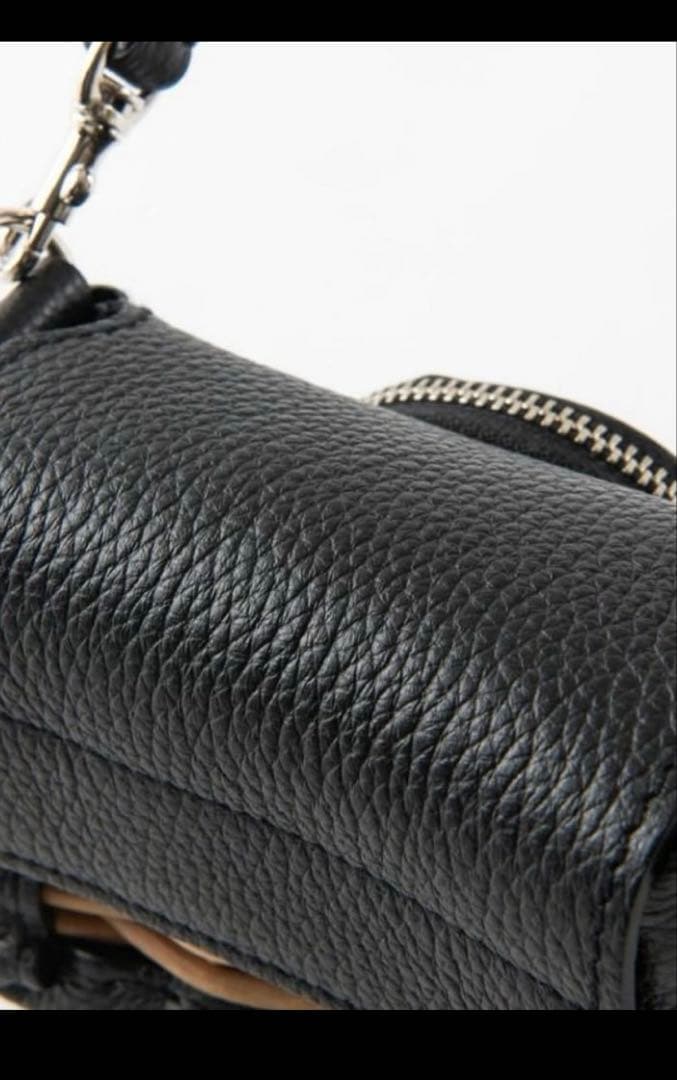 ebagos 籐つきミニサイフblack 2024aw 美品♡