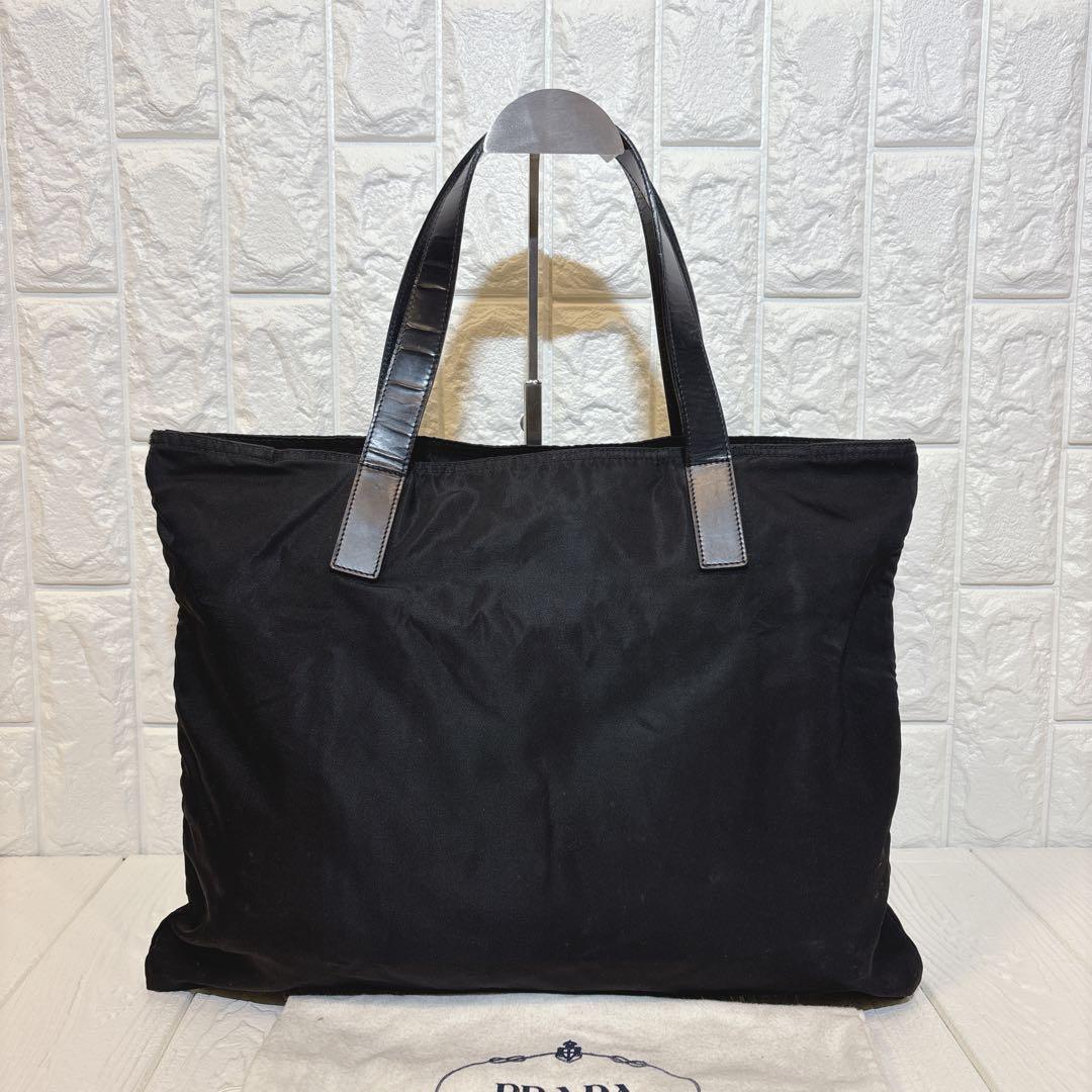【極美品】PRADA トートバッグ ハンド ビジネス ナイロン ブラック
