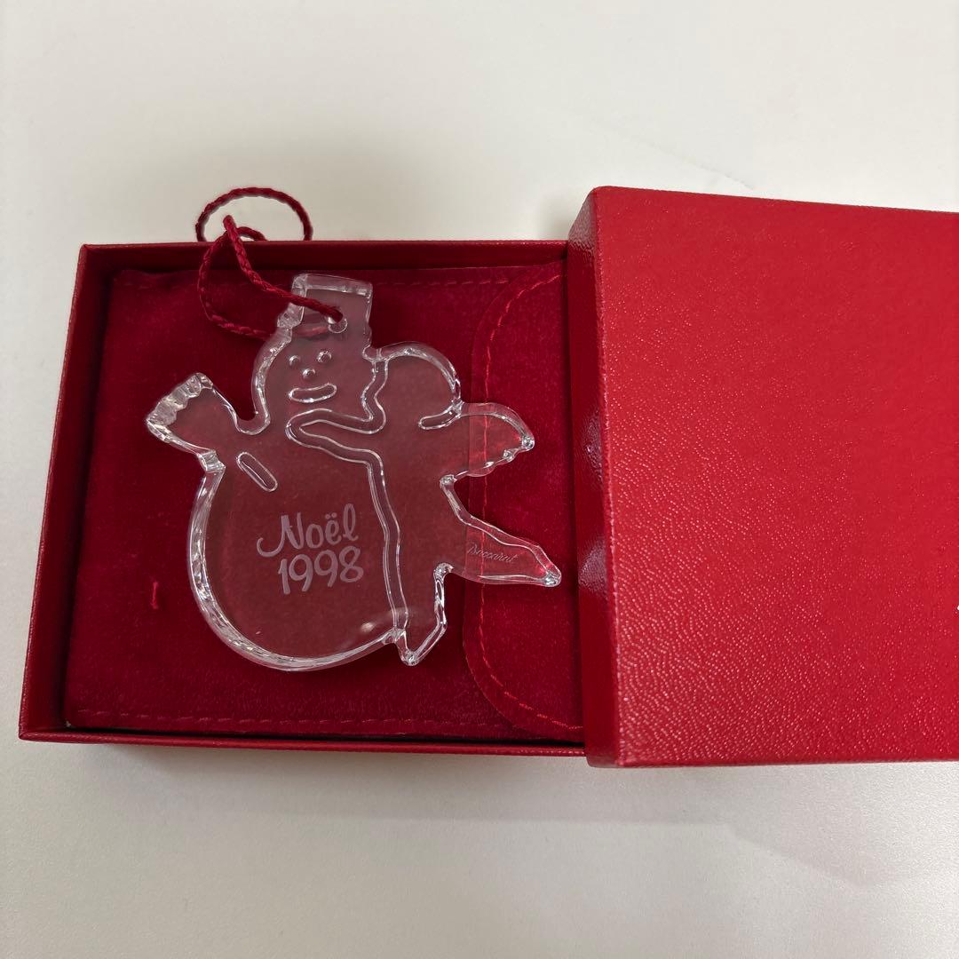 Baccarat 雪だるまオーナメント 1998年製