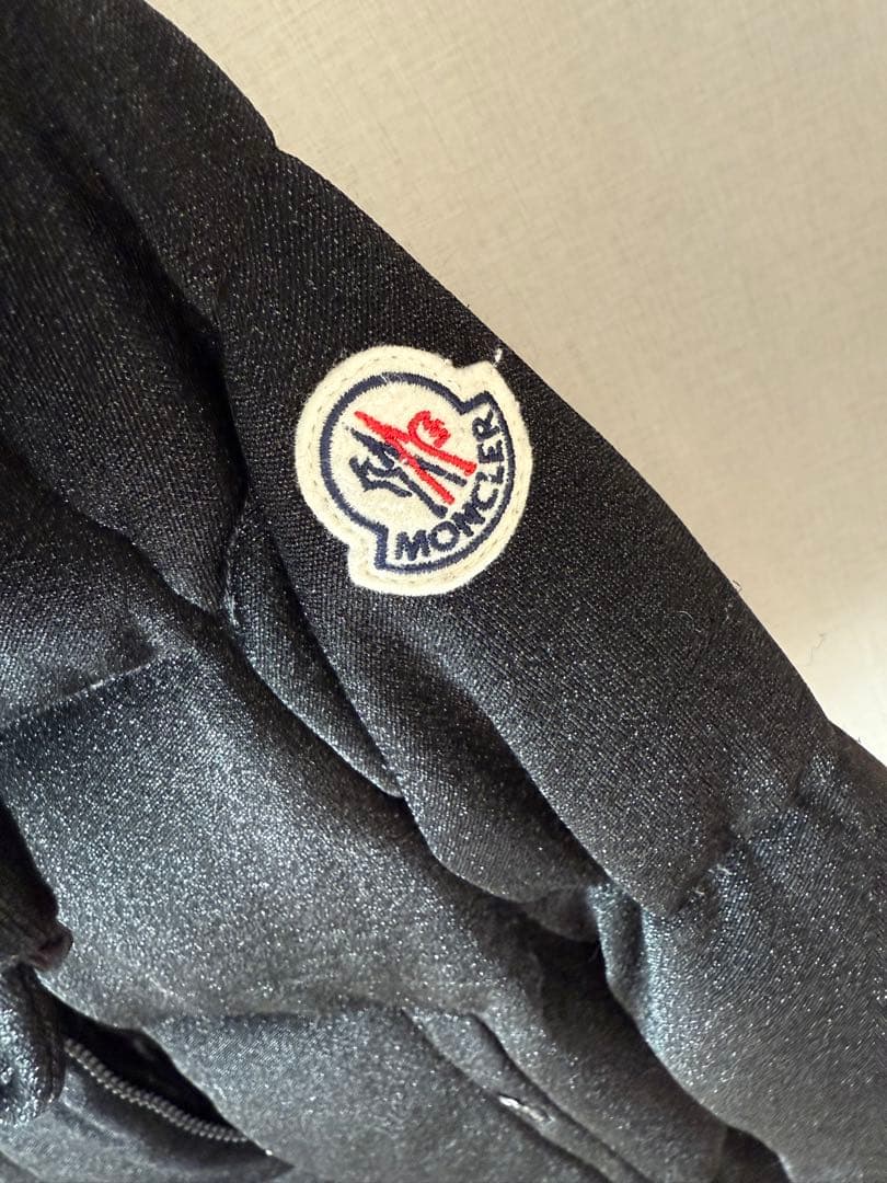 【希少】【極美品】MONCLER ブラック　ラメ　ダウンジャケット　0