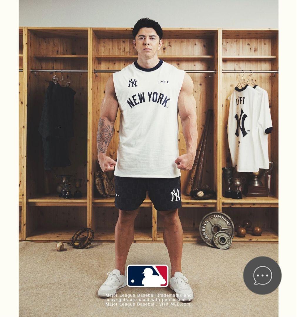 【LYFT/完売品】 MLB ニューヨークヤンキース　タンクトップ Lサイズ
