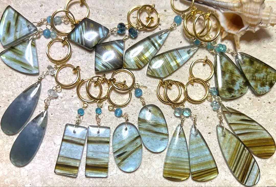 ポメころび❤️ サージカルフープイヤリング