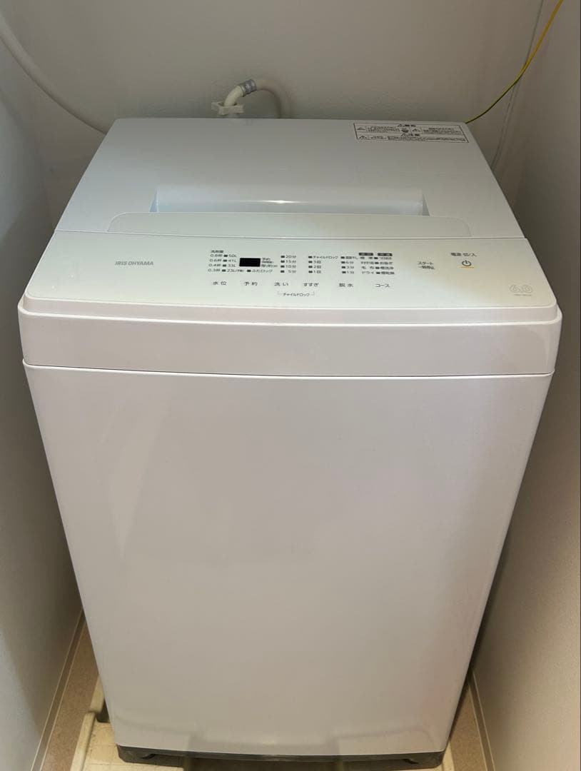 【25日まで】アイリスオーヤマ　全自動洗濯機　IAW-T604E 2022年製
