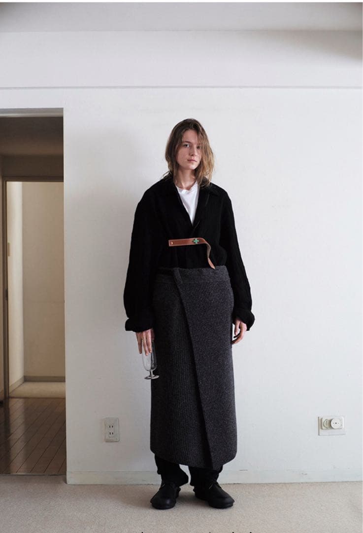 25AW SUNSEA Knit Skirt 31thニットスカート