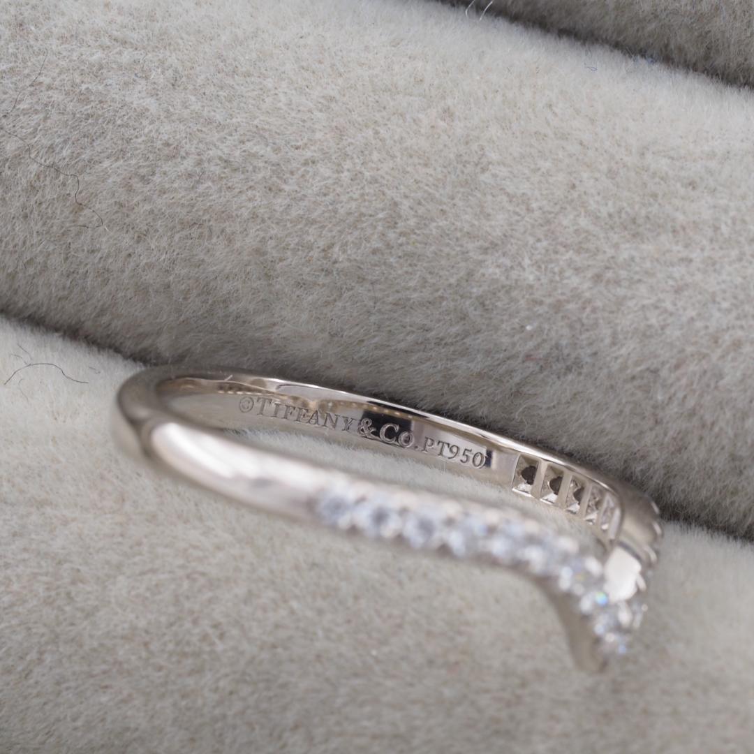 ティファニー リング ダイヤ ソレストV ハーフエタニティ 10号 Pt950
