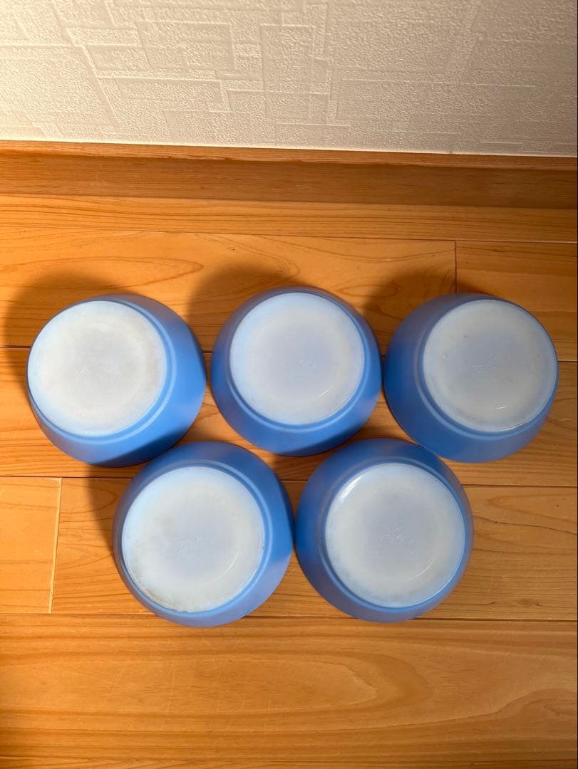 ファイヤーキング　ボウル　5個セット　ブルー　径12cm
