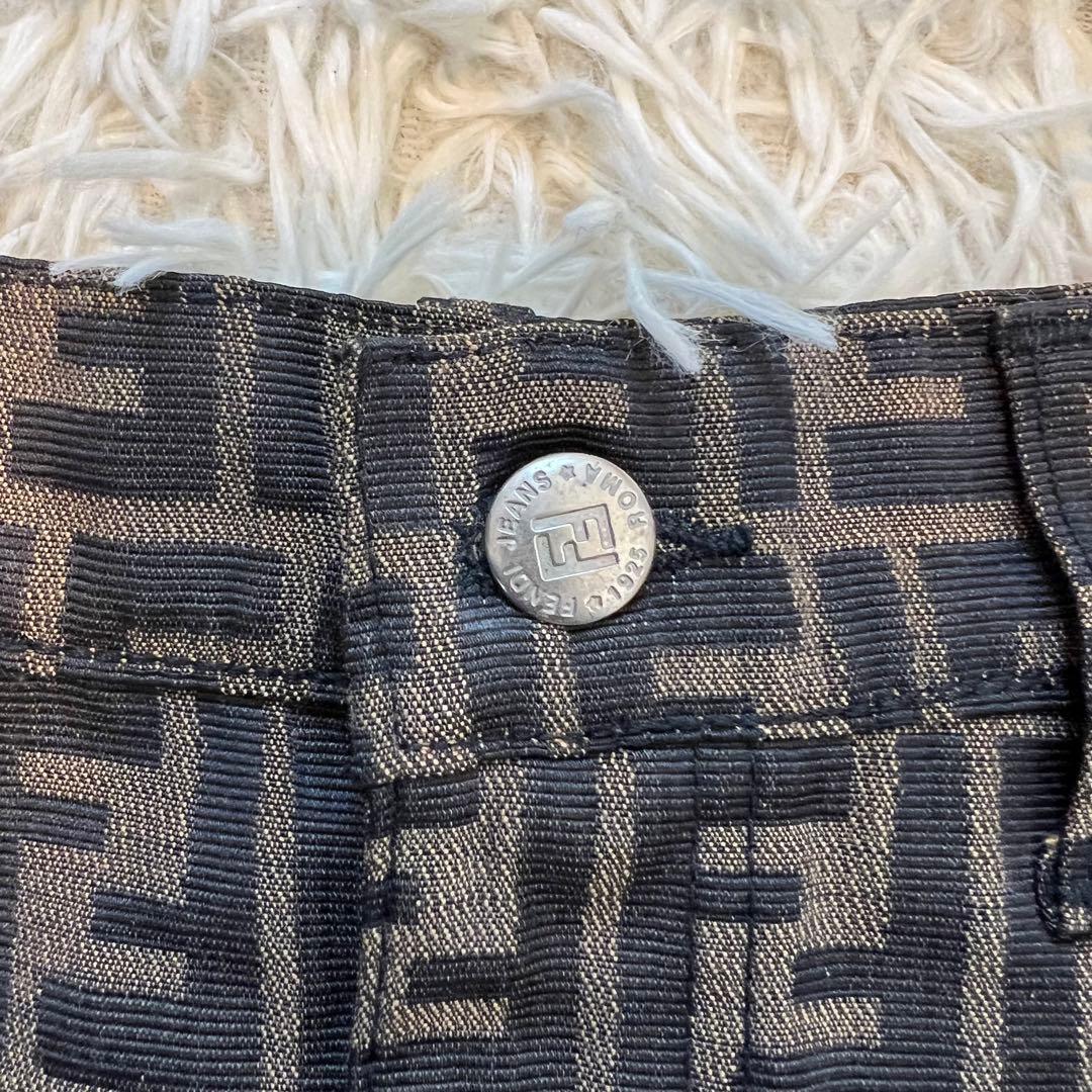 【未使用に近い】フェンディ タイトスカート ズッカ柄 30インチ