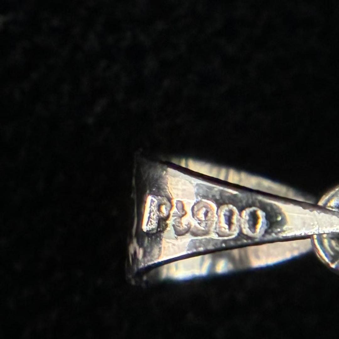 Pt900 2ct+エメラルド ダイヤモンド ペンダント