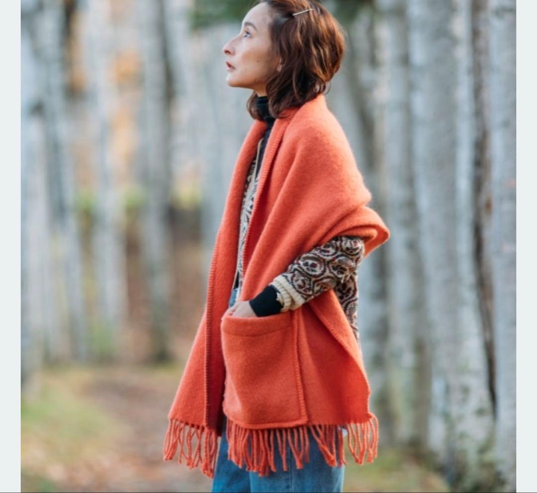 UNI ポケットショール（orange）　lapuankan kankrit