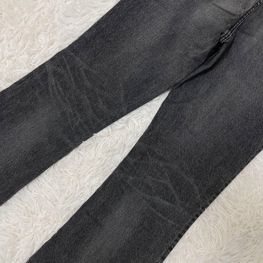 MVS BLACK FLARE(L) ロング　デニム　27インチ