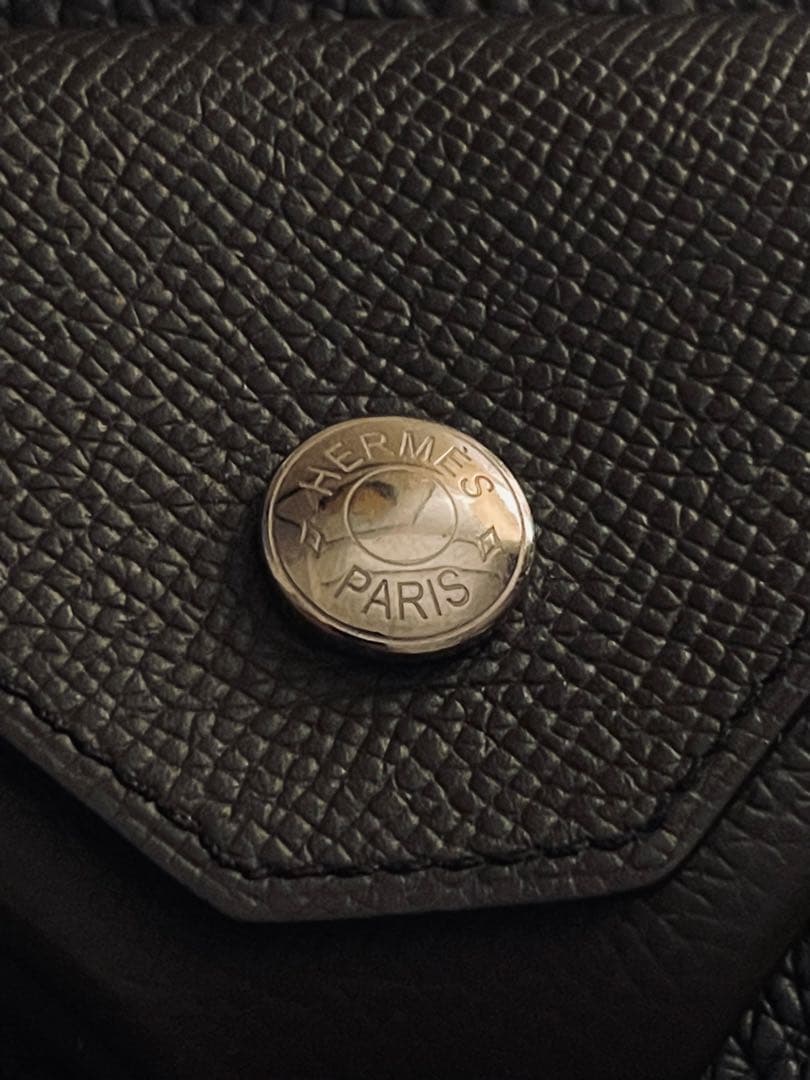 HERMES ル ヴァンキャトル ケース カーキ系 美品