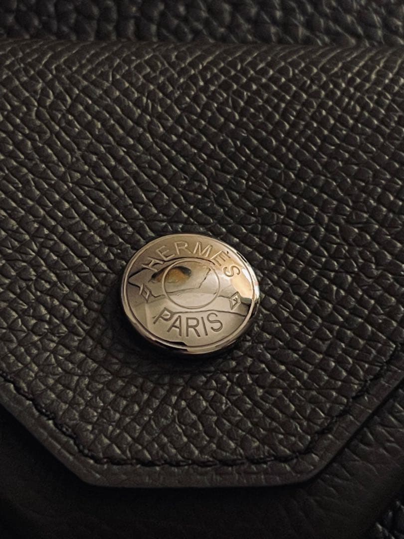 HERMES ル ヴァンキャトル ケース カーキ系 美品