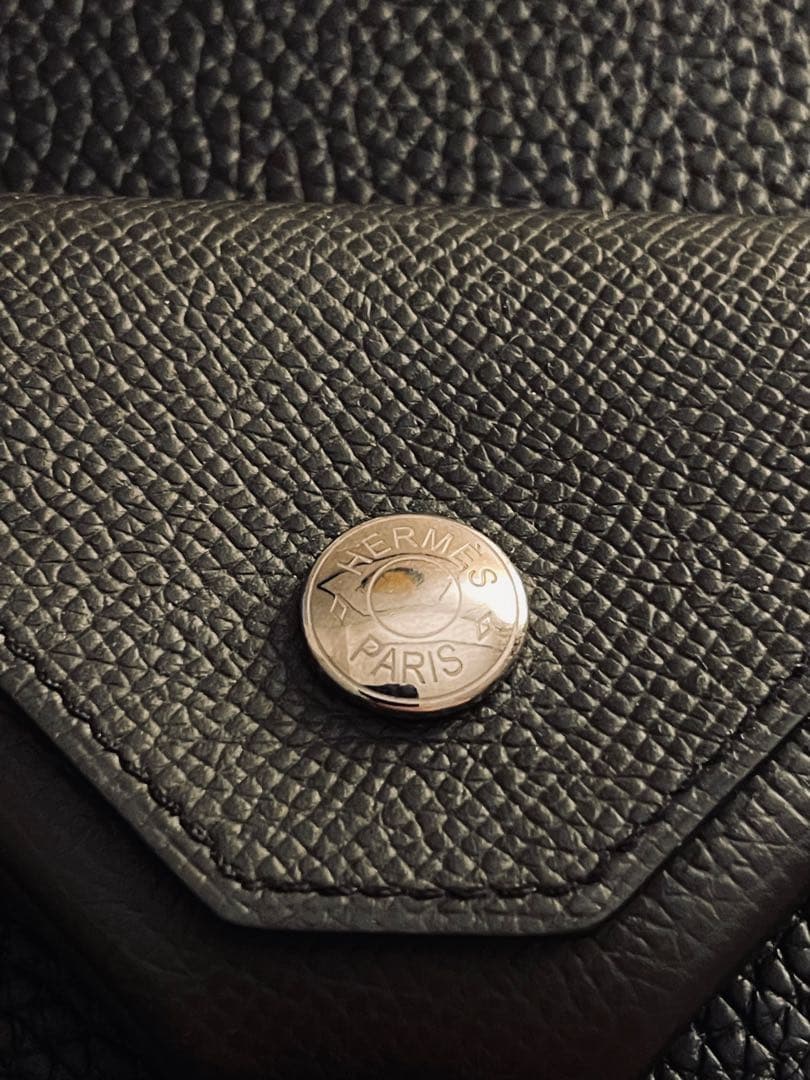 HERMES ル ヴァンキャトル ケース カーキ系 美品