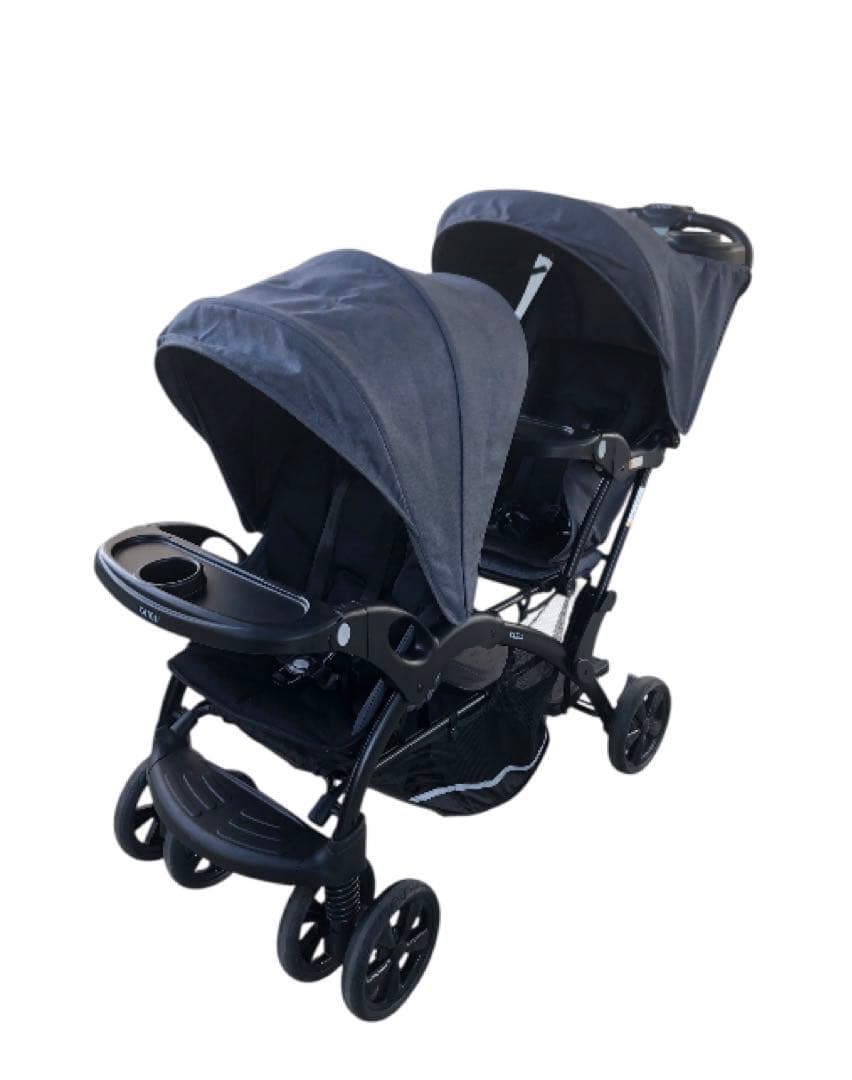 美品 KATOJI カトージ 2人でゴー DX 2人乗り ベビーカー 取説付き