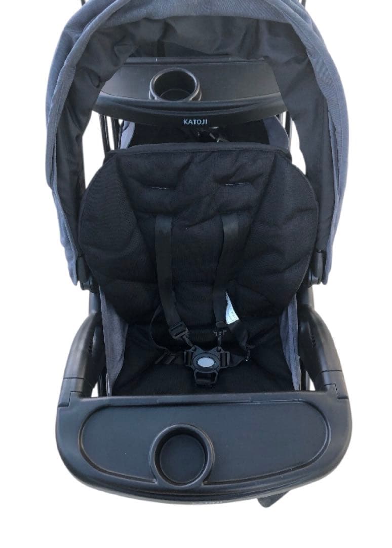 美品 KATOJI カトージ 2人でゴー DX 2人乗り ベビーカー 取説付き