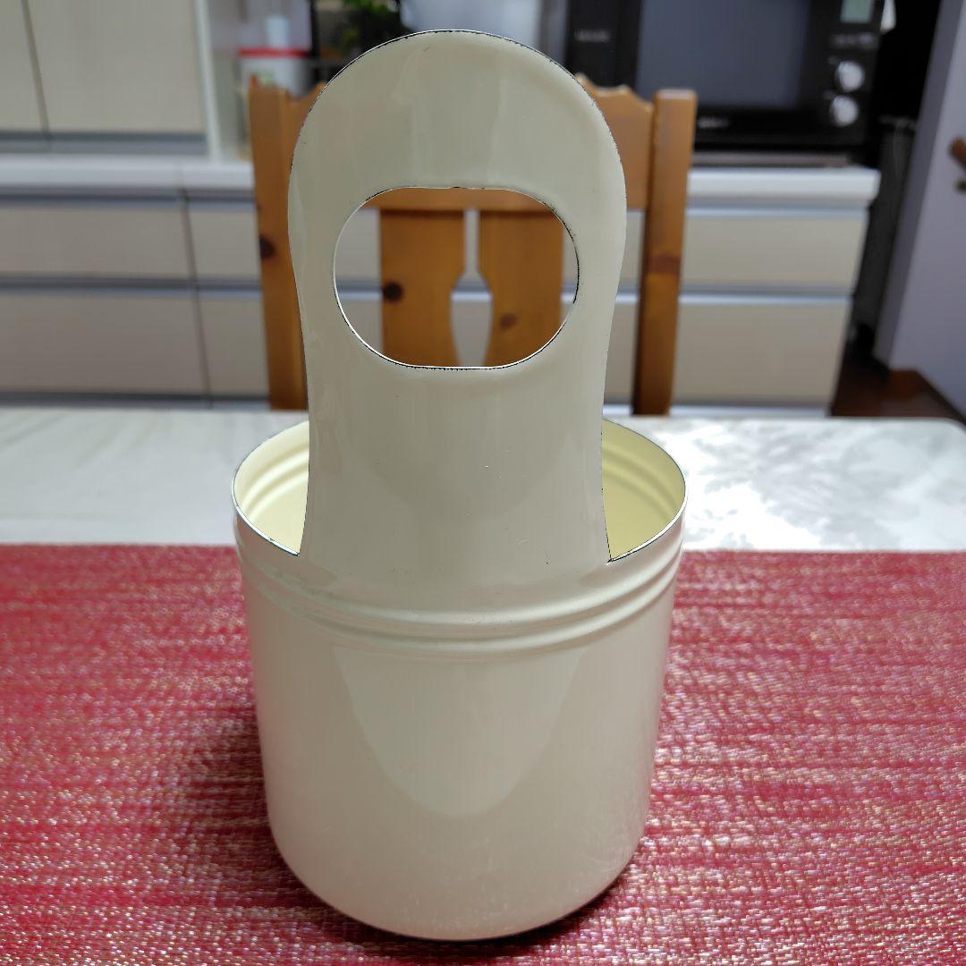 お値下げ！イマン　ローズバスケット アンティークホルダー　ホーロー