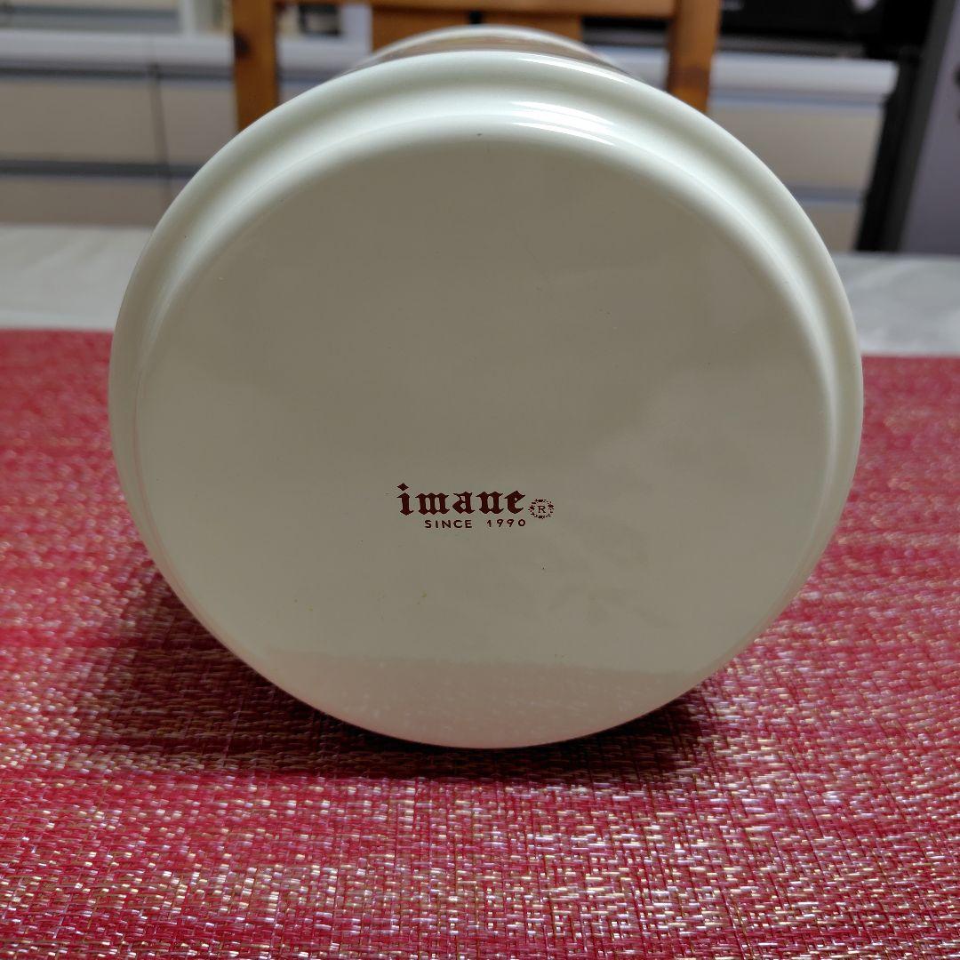 お値下げ！イマン　ローズバスケット アンティークホルダー　ホーロー